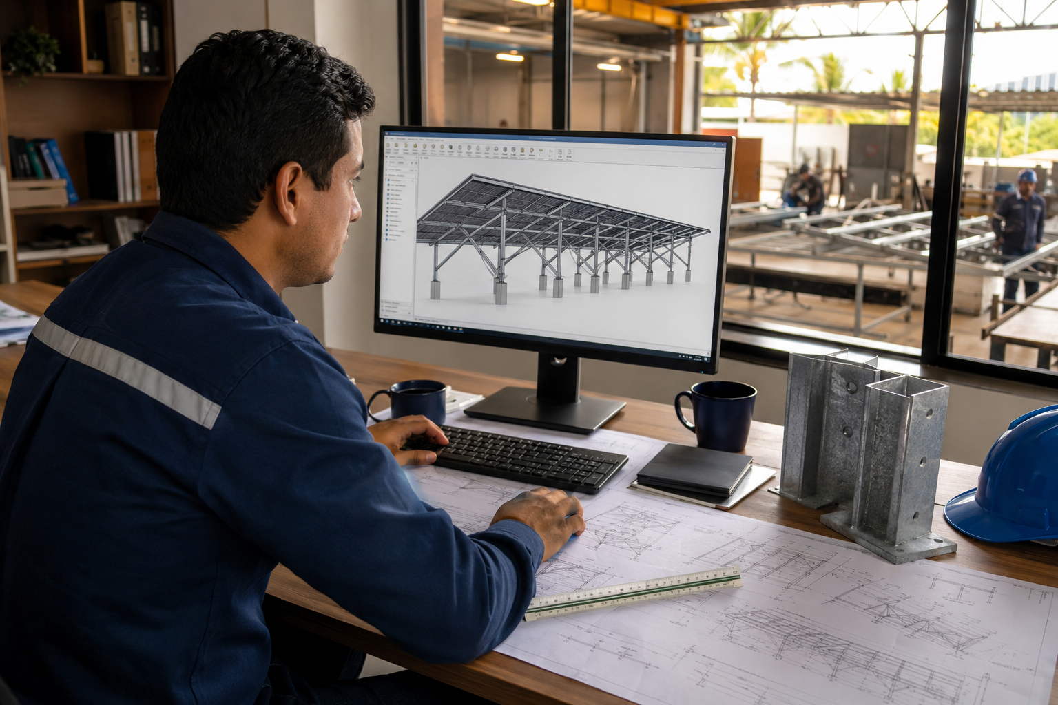 Imagen representativa de Diseño de estructuras metálicas